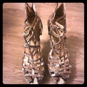 Stuart Weitzman Animal Print Heels